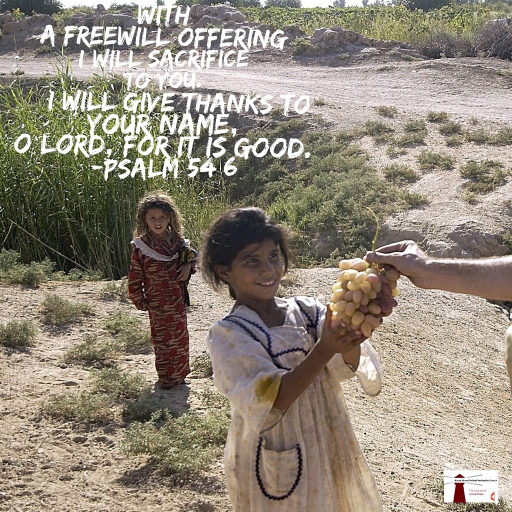 An Attitude of Gratitude Broad Street United Methodist Church